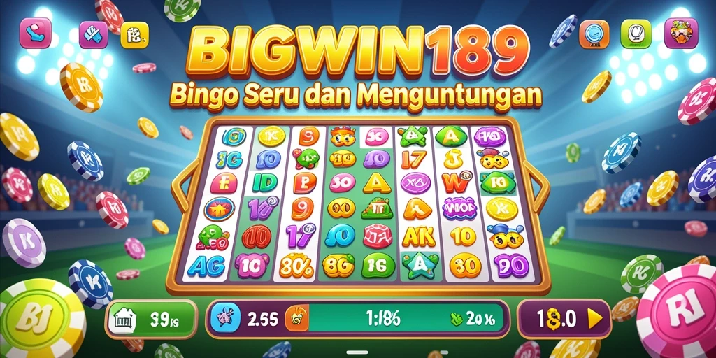 Tampilan gameplay Bingo yang seru di BIGWIN189.