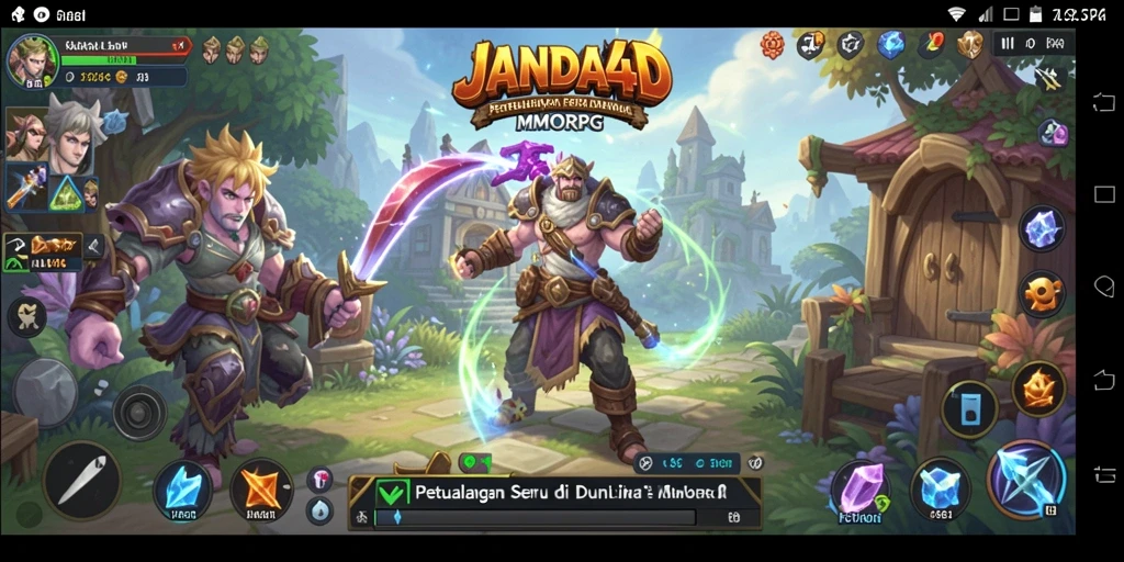 Tampilan gameplay epik di dunia <strong>JANDA4D</strong> yang mendebarkan.