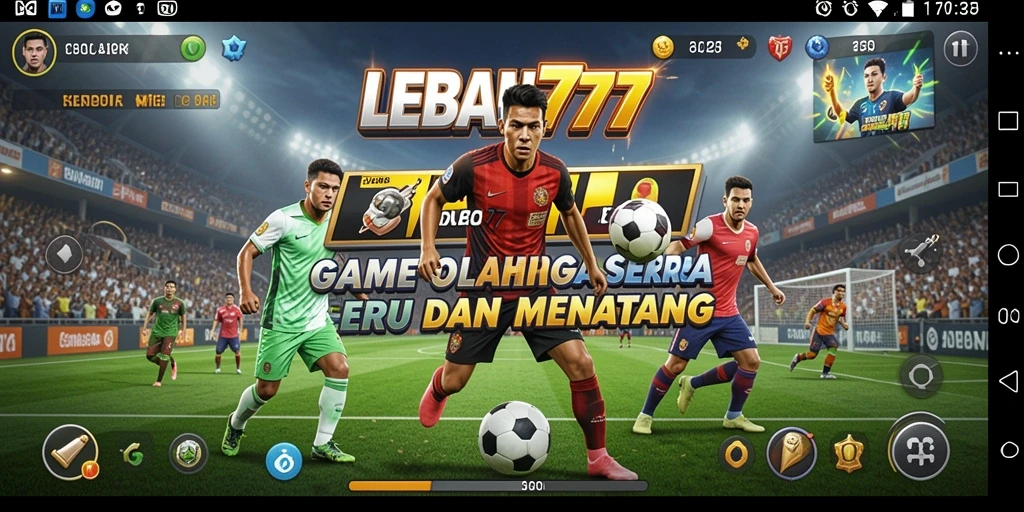 Screenshot LEBAH777 menampilkan aksi seru dalam permainan olahraga.