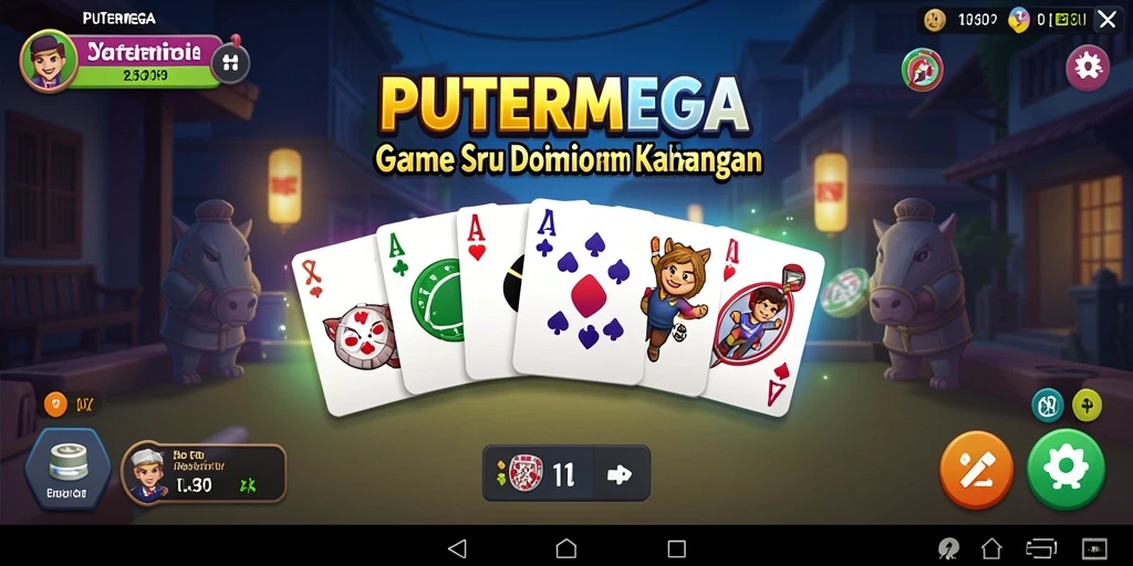 Tampilan seru gameplay PUTERMEGA dengan pemain berinteraksi.