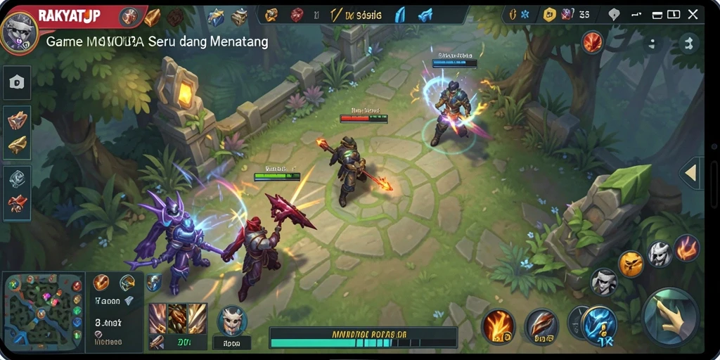 Tampilan gameplay RAKYATJP yang seru dan mendebarkan.