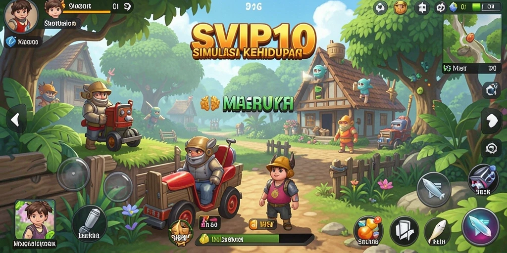 Tampilan gameplay SVIP10 yang menawan dan penuh warna.